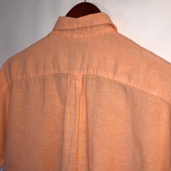 J. Crew Baird McNutt Irish linen popover top sz 8 - Picture 8 of 13